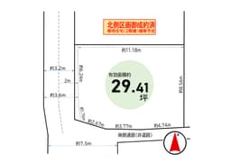 上京区主税町売土地 南側区画の画像